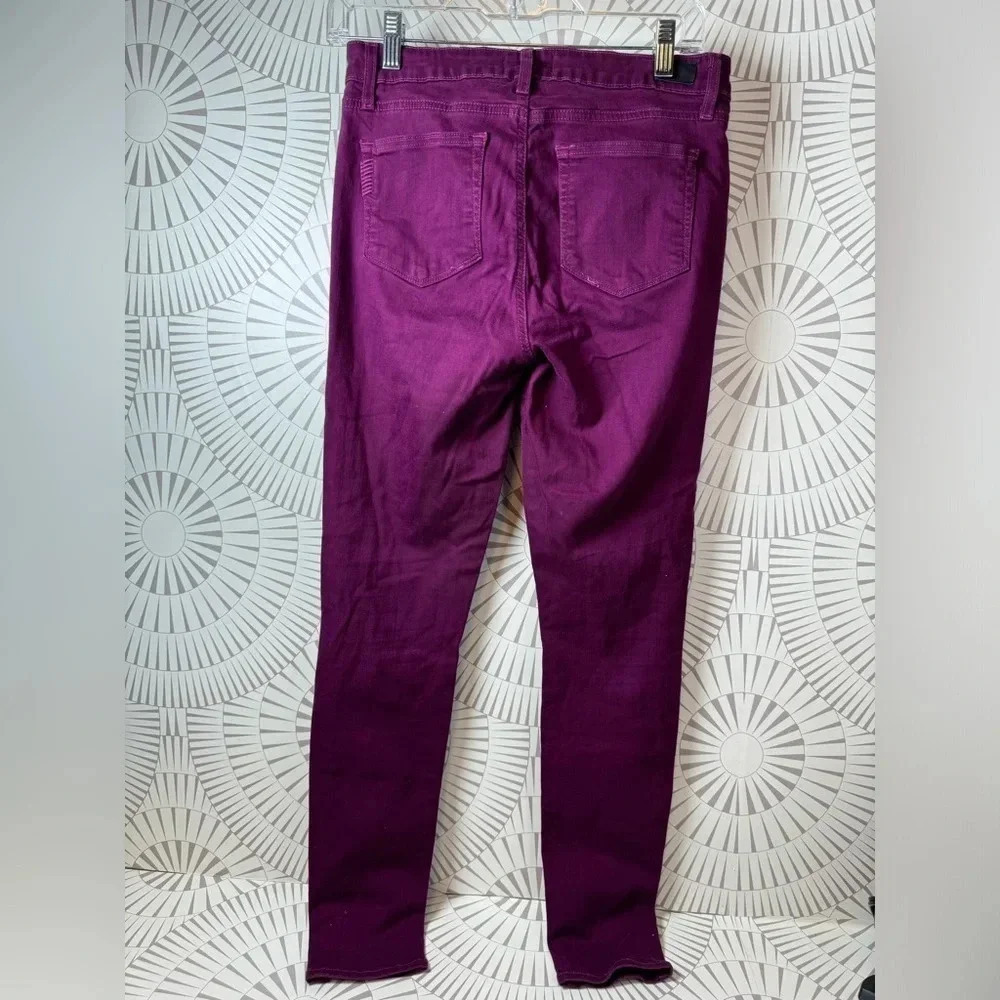 PAIGE Women’s Purple Hoxton Ultra Skinny Jeans Size 29 - Picture 2 of 7